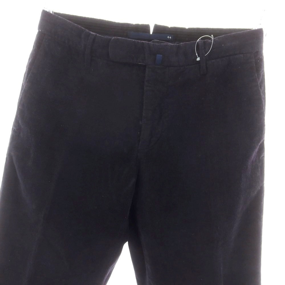 【中古】インコテックス INCOTEX ストレッチ コットン コーデュロイパンツ ネイビー【 44 】【 状態ランクC 】【 メンズ 】