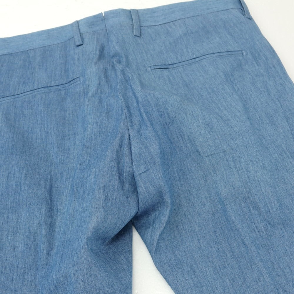 【中古】アントレアミ ENTRE AMIS ストレッチ コットン カジュアルスラックスパンツ ライトブルー【 30/44 】【 状態ランクC 】【 メンズ 】