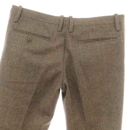 【中古】エディフィス EDIFICE ストレッチ ウールナイロン ドレススラックスパンツ ブラウン【 42 】【 状態ランクC 】【 メンズ 】