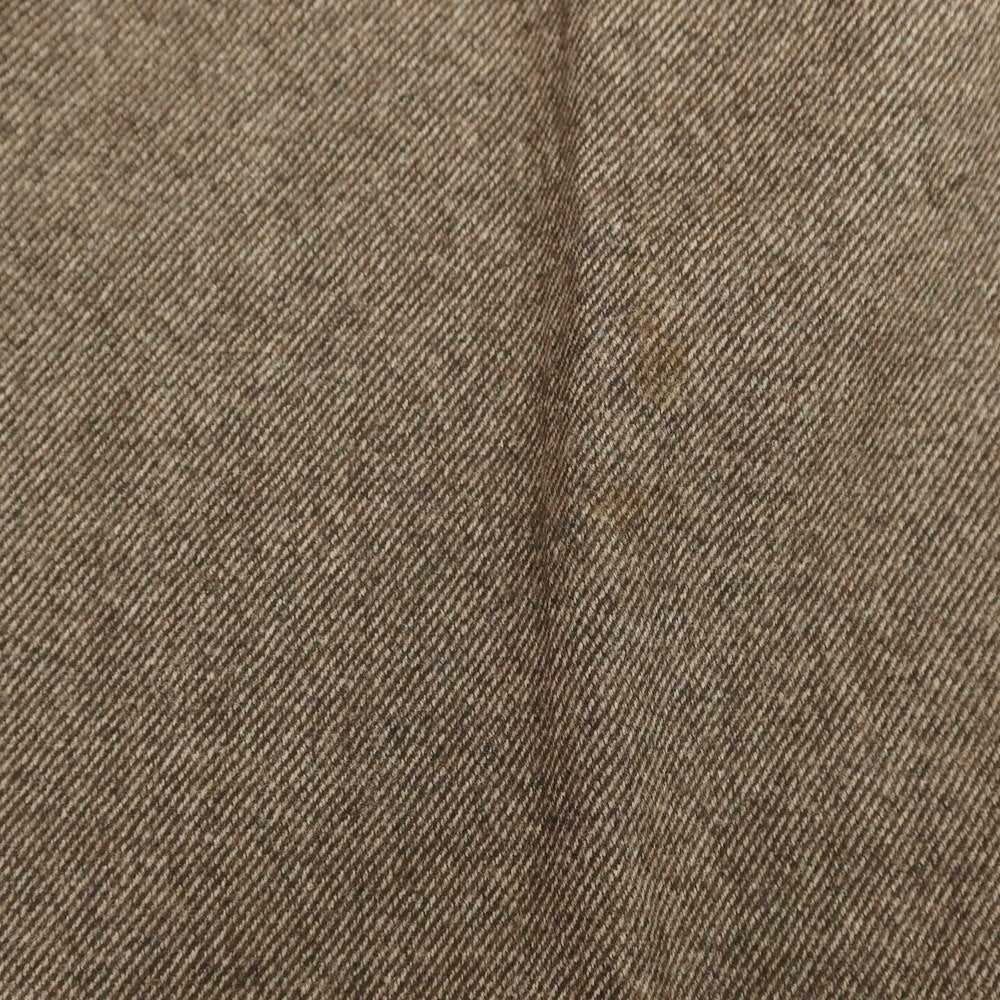 【中古】エディフィス EDIFICE ストレッチ ウールナイロン ドレススラックスパンツ ブラウン【 42 】【 状態ランクC 】【 メンズ 】