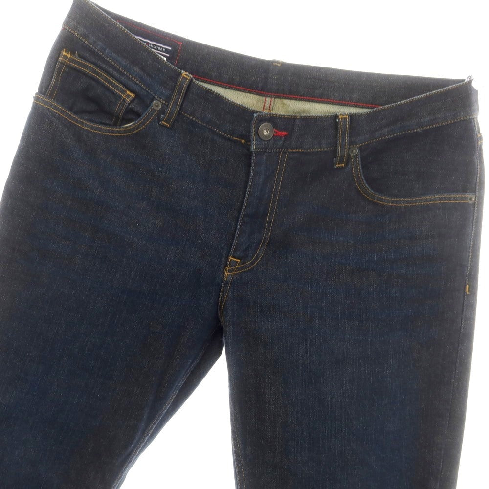 【中古】トミーヒルフィガー TOMMY HILFIGER ストレッチ コットン ジーンズ デニムパンツ ネイビー【 36 】【 状態ランクC 】【 メンズ 】