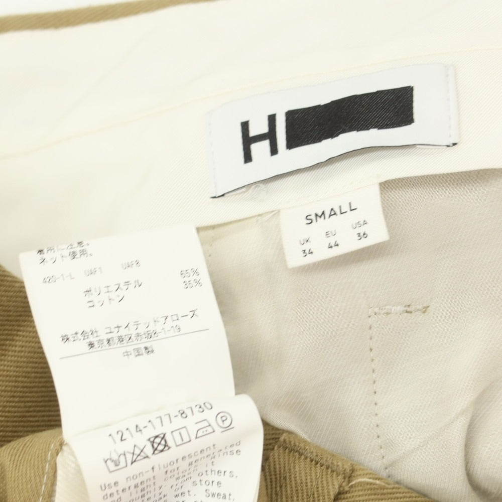 【中古】エイチビューティーアンドユース H BEAUTY＆YOUTH ポリエステルコットン カジュアルスラックスパンツ カジュアルスラックスパンツ ベージュ【 サイズS 】【 状態ランクB 】【 メンズ 】 [DPD]