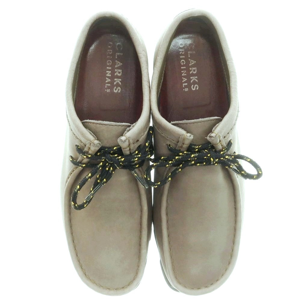 【中古】クラークス Clarks Wallabee GTX ゴアテックス ワラビーシューズ カーキ系【 6 1/2 】【 状態ランクB 】【 メンズ 】 [BPD]