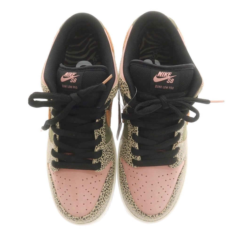 【中古】【未使用】ナイキ NIKE x Arts-Rec Skateshop SB DUNK LOW スニーカー ピンクxカーキ系【 28 】【 状態ランクS 】【 メンズ 】