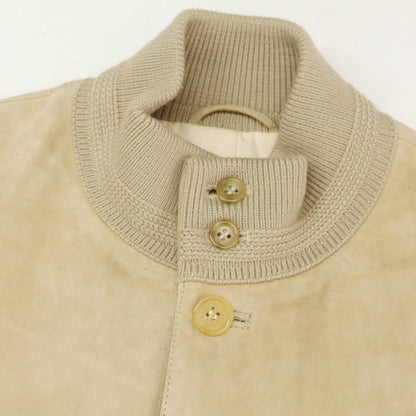 【中古】チンクアンタ Cinquanta ラムレザースエード ヴァルスタリーノブルゾン ベージュ【 42 】【 状態ランクC 】【 メンズ 】