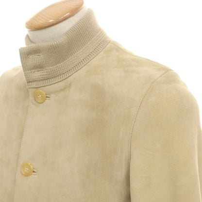 【中古】チンクアンタ Cinquanta ラムレザースエード ヴァルスタリーノブルゾン ベージュ【 42 】【 状態ランクC 】【 メンズ 】