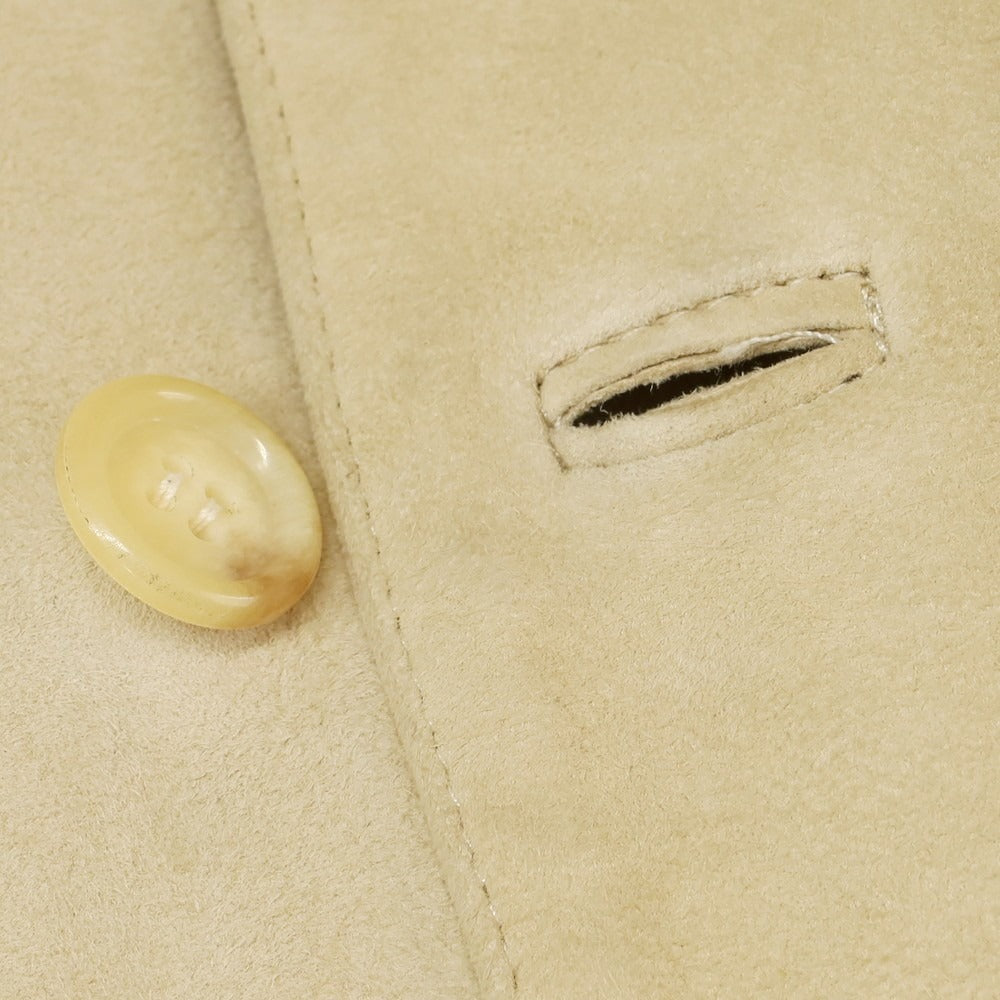 【中古】チンクアンタ Cinquanta ラムレザースエード ヴァルスタリーノブルゾン ベージュ【 42 】【 状態ランクC 】【 メンズ 】