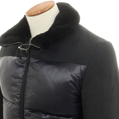 【中古】エンメティ EMMETI ナイロン ムートン ダウンジャケット ブラック【 46 】【 状態ランクB 】【 メンズ 】