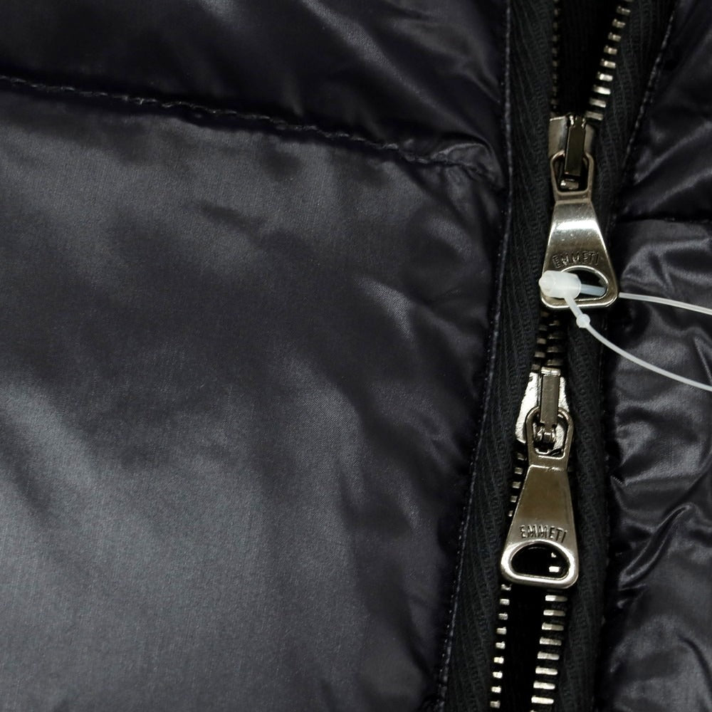 【中古】エンメティ EMMETI ナイロン ムートン ダウンジャケット ブラック【 46 】【 状態ランクB 】【 メンズ 】