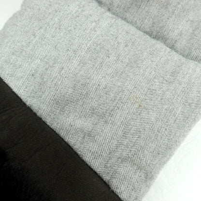 【中古】エンメティ EMMETI コットン ムートン ダウンダッフルコート グレー【 46 】【 状態ランクC 】【 メンズ 】