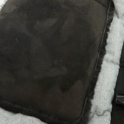 【中古】エンメティ EMMETI コットン ムートン ダウンダッフルコート グレー【 46 】【 状態ランクC 】【 メンズ 】