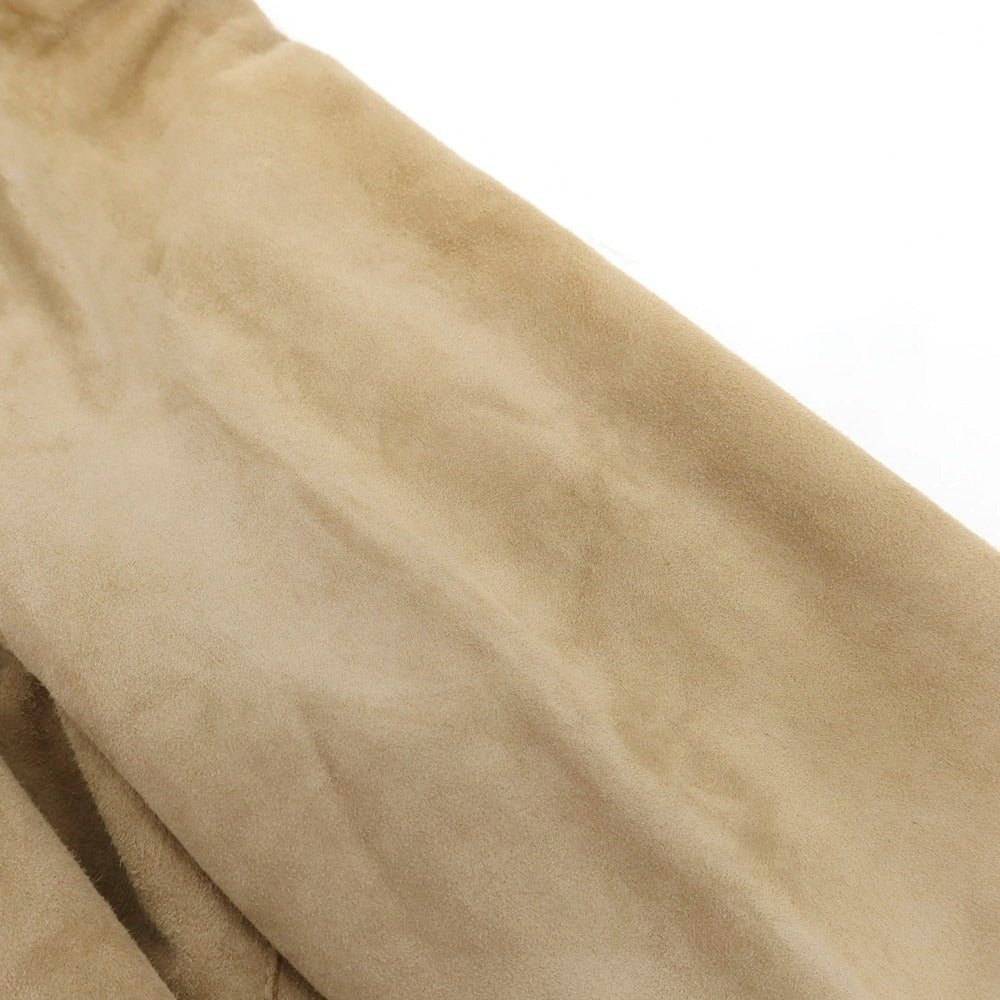 【中古】エンメティ EMMETI ゴートスキンスエード チェスターフィールドコート ベージュ【 44 】【 状態ランクC 】【 メンズ 】