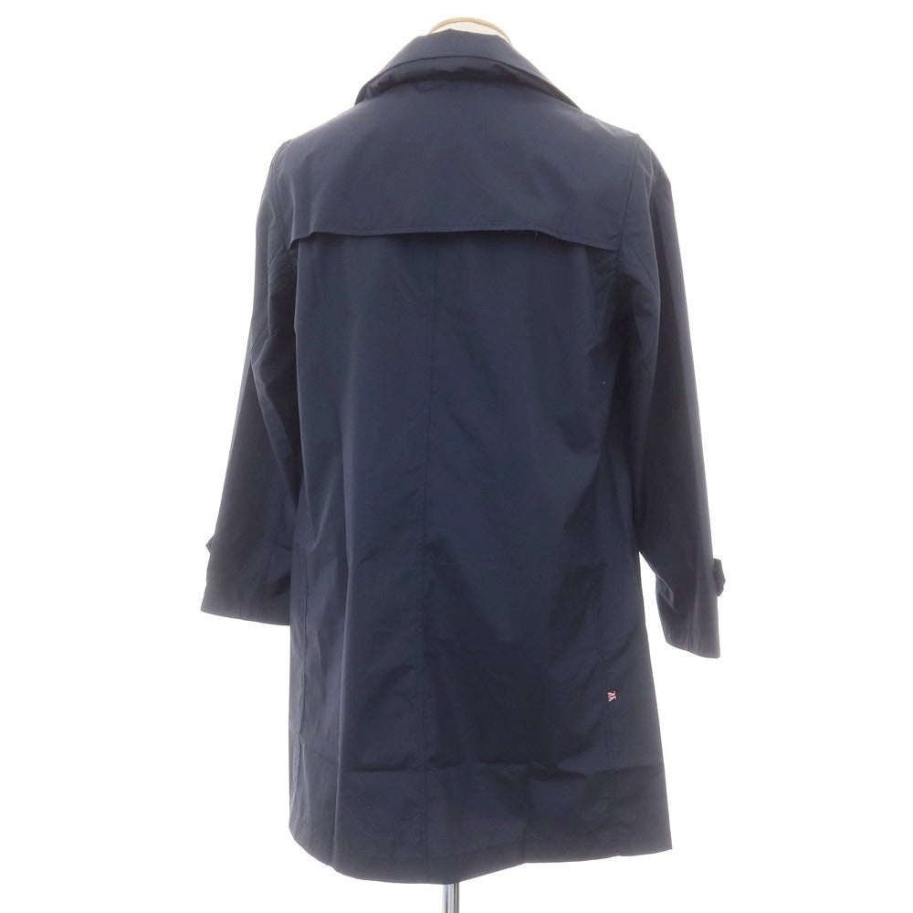【中古】フォックス アンブレラズ FOX UMBRELLAS × HARRISONS ポリエステル ステンカラーコート ネイビー【 36 】【 状態ランクA 】【 メンズ 】