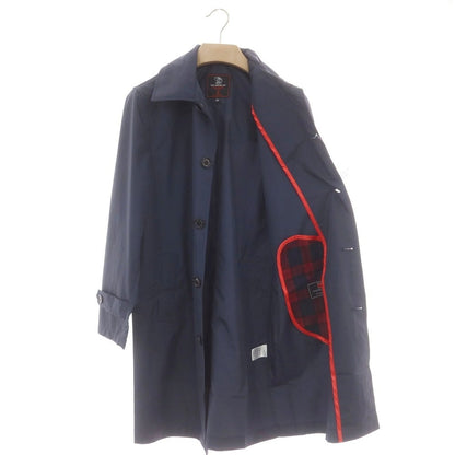 【中古】フォックス アンブレラズ FOX UMBRELLAS × HARRISONS ポリエステル ステンカラーコート ネイビー【 36 】【 状態ランクA 】【 メンズ 】