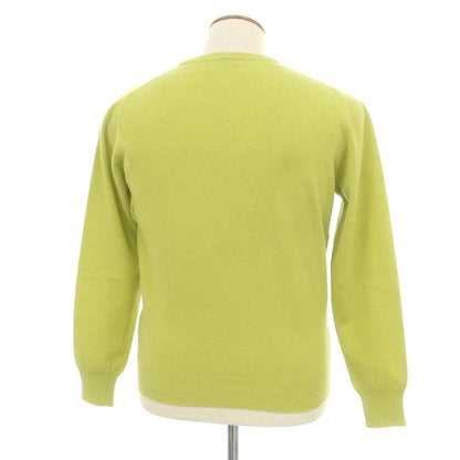 【中古】ドルモア DRUMOHR ウール クルーネック プルオーバーニット ライトグリーン【 40 】【 状態ランクB 】【 メンズ 】