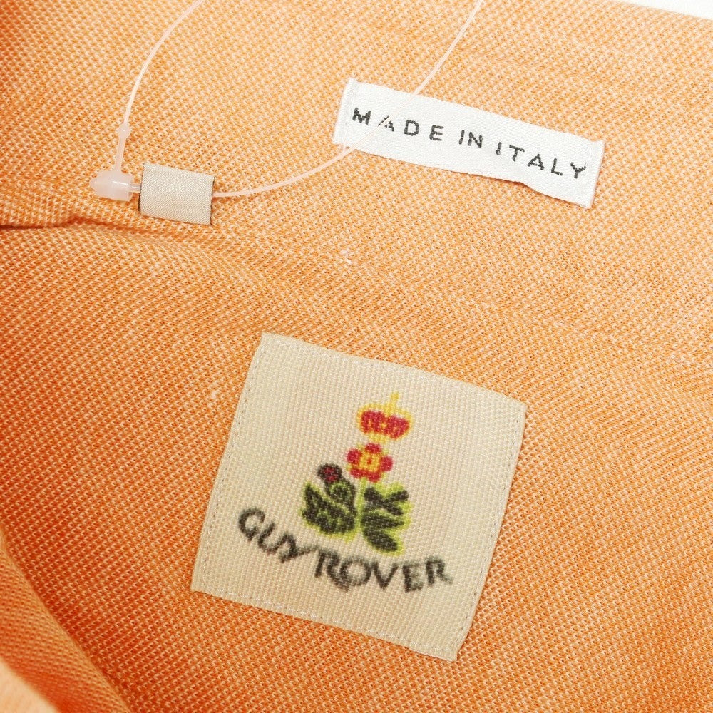 【中古】ギローバー GUY ROVER 鹿の子コットン 半袖ポロシャツ オレンジ【 XS 】【 状態ランクB 】【 メンズ 】