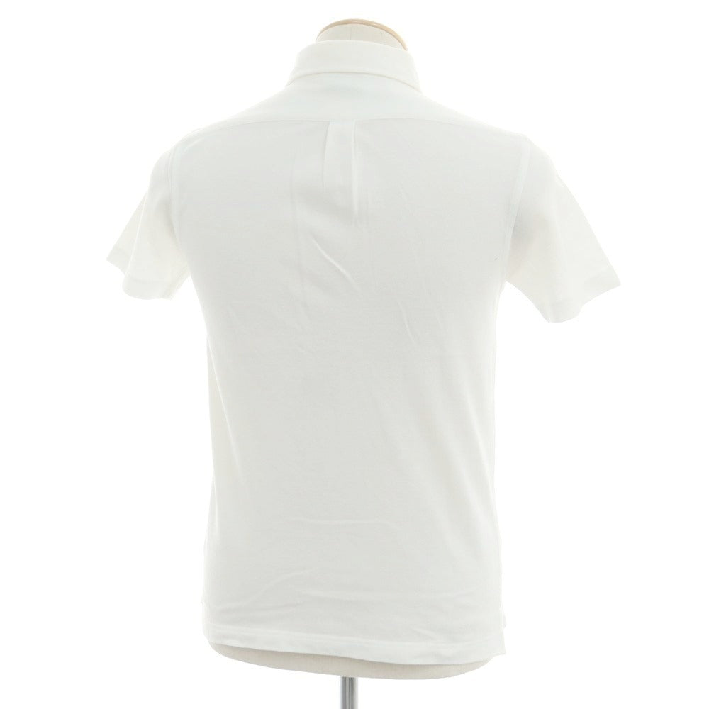 【中古】ラコステ LACOSTE 鹿の子コットン 半袖ポロシャツ ホワイト【 2 】【 状態ランクC 】【 メンズ 】