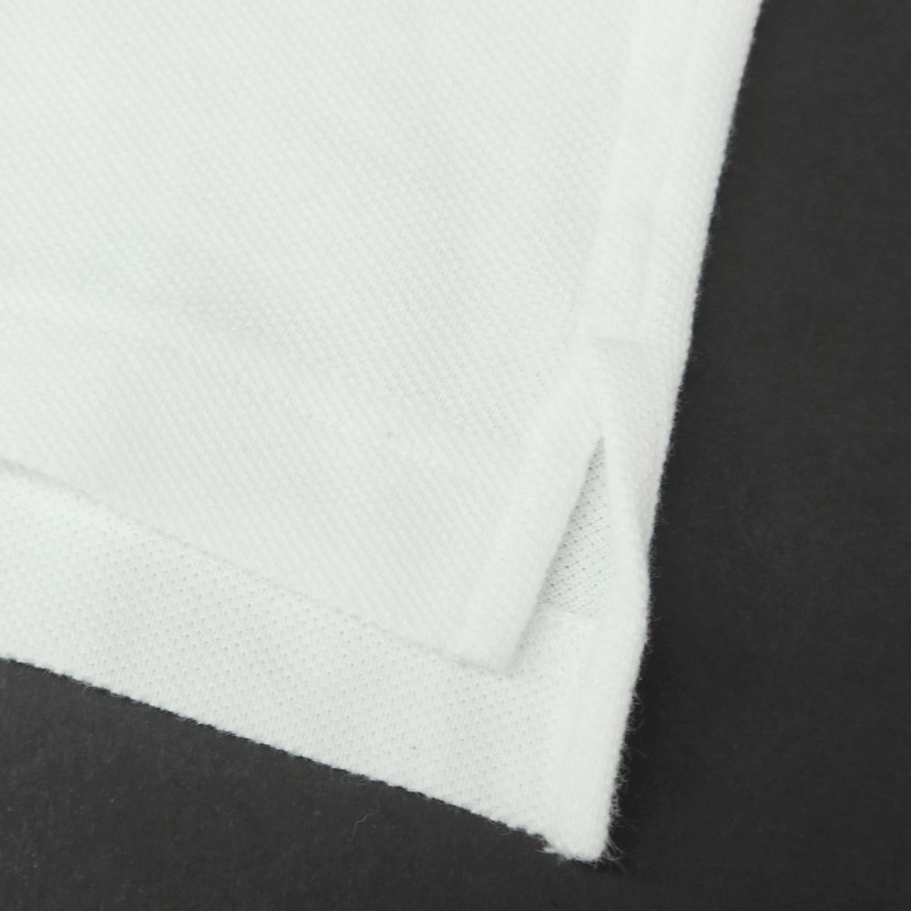 【中古】ラコステ LACOSTE 鹿の子コットン 半袖ポロシャツ ホワイト【 2 】【 状態ランクC 】【 メンズ 】