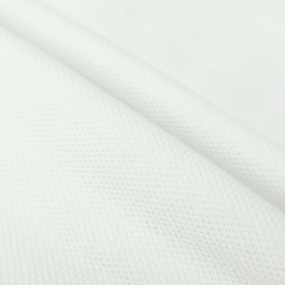 【中古】ラコステ LACOSTE 鹿の子コットン 半袖ポロシャツ ホワイト【 2 】【 状態ランクC 】【 メンズ 】