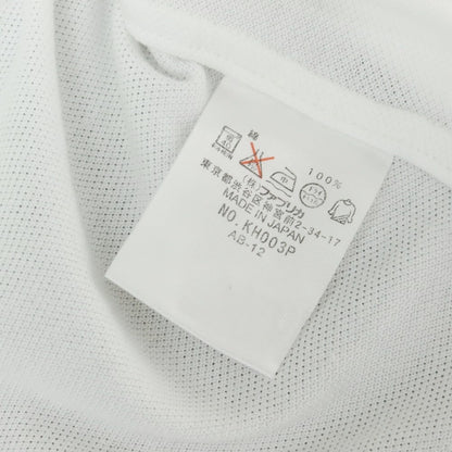 【中古】ラコステ LACOSTE 鹿の子コットン 半袖ポロシャツ ホワイト【 2 】【 状態ランクC 】【 メンズ 】