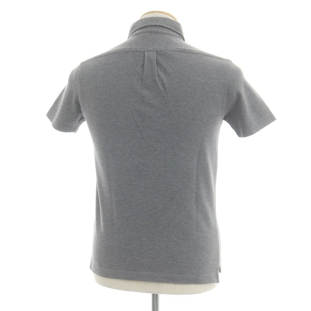 【中古】ラコステ LACOSTE 鹿の子コットン 半袖ポロシャツ グレー【 2 】【 状態ランクB 】【 メンズ 】