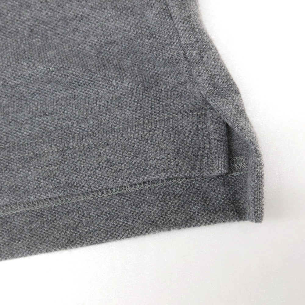 【中古】ラコステ LACOSTE 鹿の子コットン 半袖ポロシャツ グレー【 2 】【 状態ランクB 】【 メンズ 】