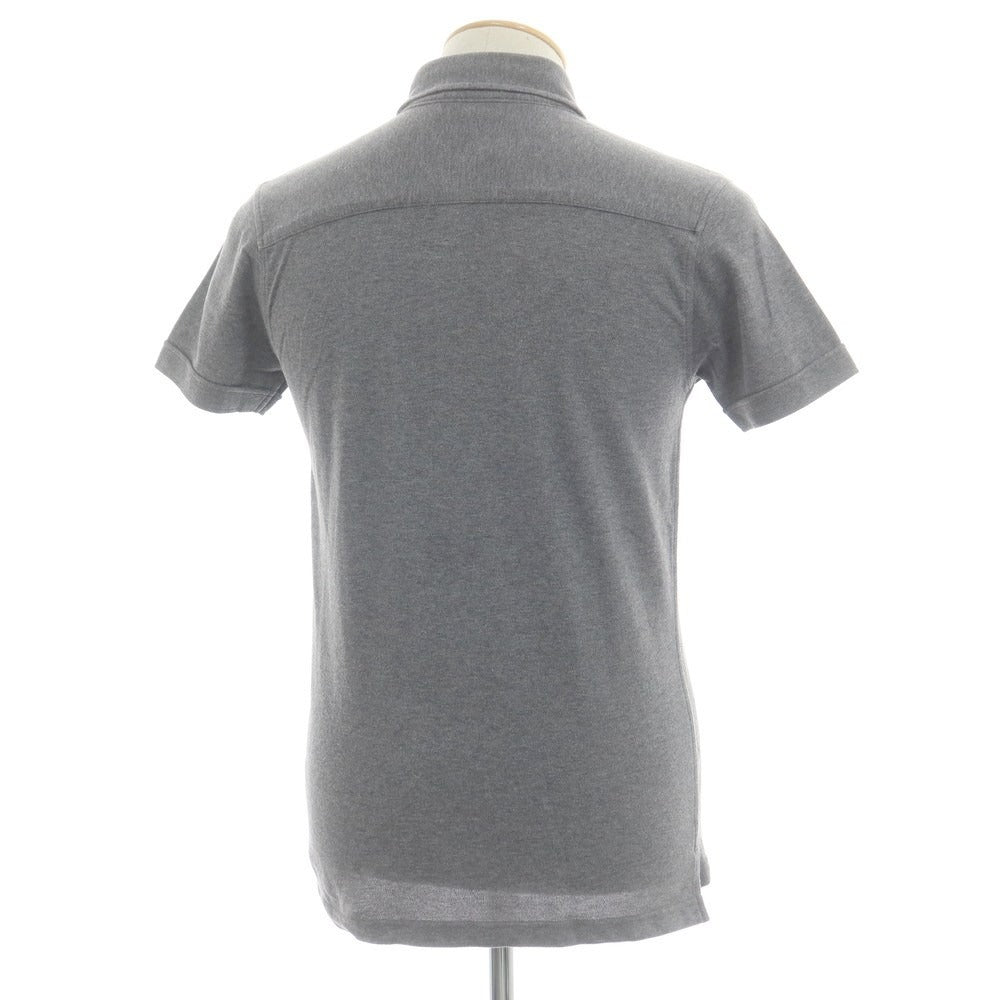 【中古】ラコステ LACOSTE 鹿の子コットン 半袖ポロシャツ グレー【 2 】【 状態ランクC 】【 メンズ 】