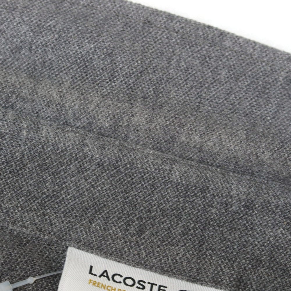 【中古】ラコステ LACOSTE 鹿の子コットン 半袖ポロシャツ グレー【 2 】【 状態ランクC 】【 メンズ 】