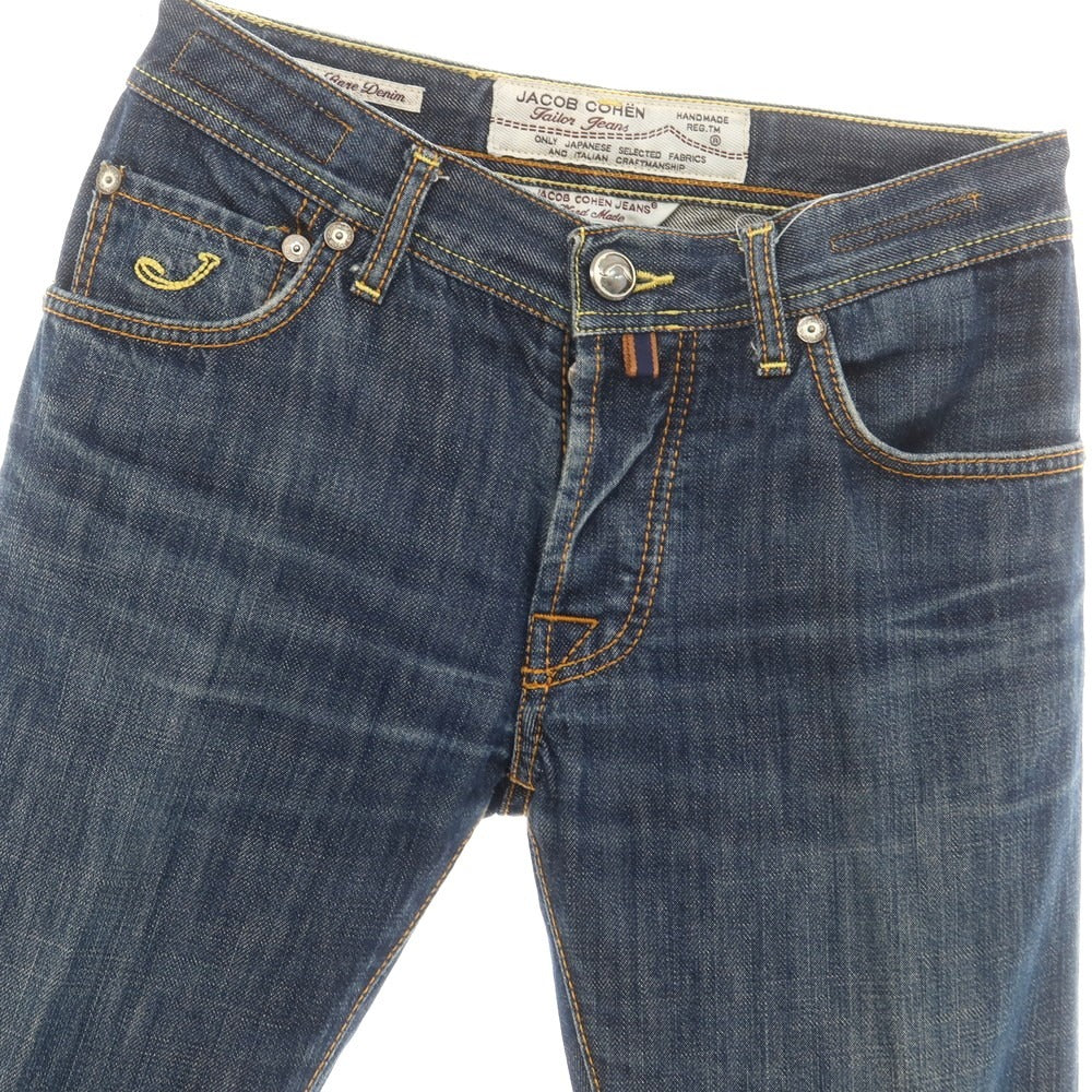 【中古】ヤコブコーエン JACOB COHEN J620 コットン ジーンズ デニムパンツ ネイビー【 29 】【 状態ランクC 】【 メンズ 】