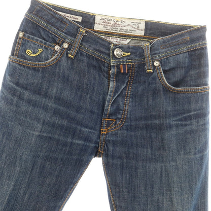【中古】ヤコブコーエン JACOB COHEN J620 コットン ジーンズ デニムパンツ ネイビー【 29 】【 状態ランクC 】【 メンズ 】