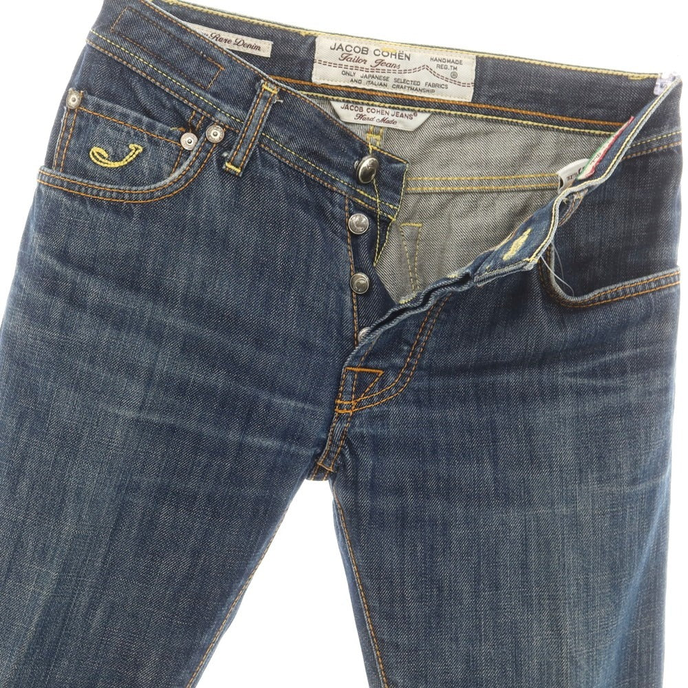 【中古】ヤコブコーエン JACOB COHEN J620 コットン ジーンズ デニムパンツ ネイビー【 29 】【 状態ランクC 】【 メンズ 】