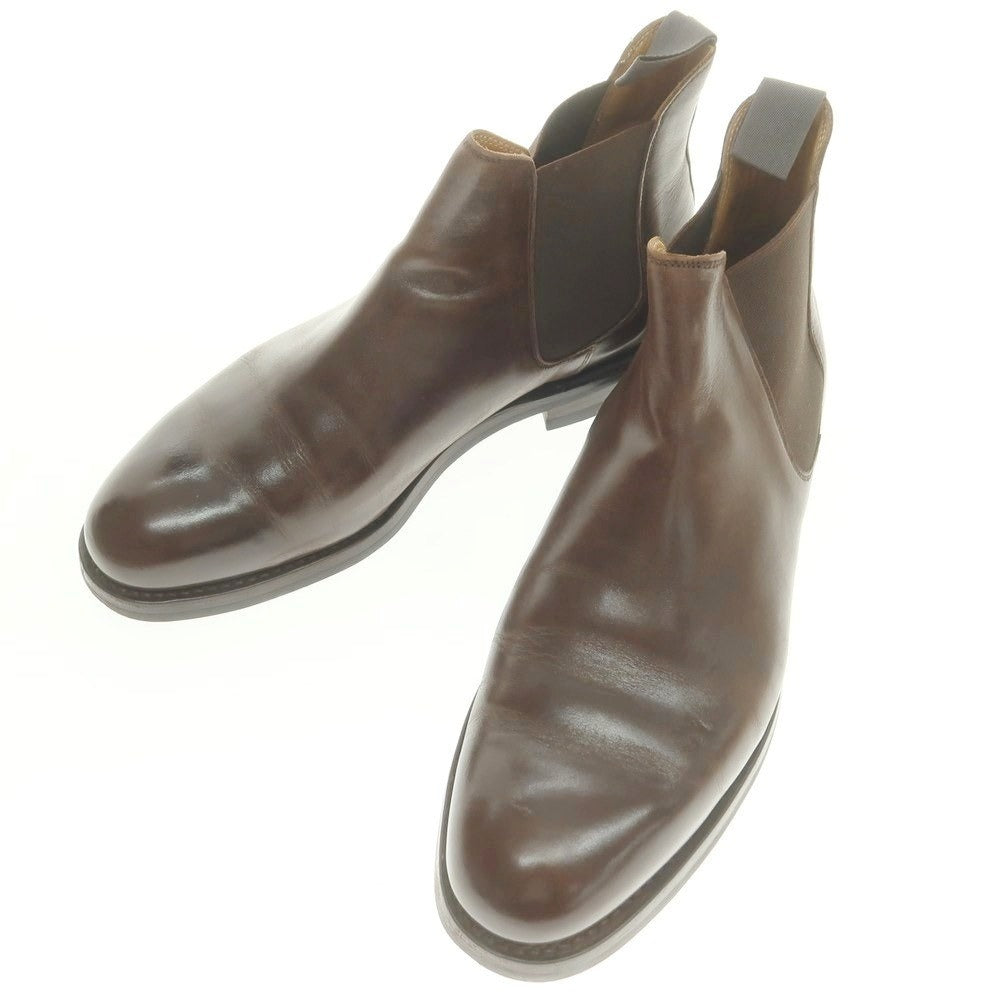 【中古】クロケットアンドジョーンズ CROCKETT&amp;JONES CHELSEA5 サイドゴアブーツ ダークブラウン【 8 1/2E 】【 状態ランクC 】【 メンズ 】