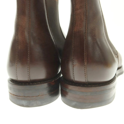 【中古】クロケットアンドジョーンズ CROCKETT&amp;JONES CHELSEA5 サイドゴアブーツ ダークブラウン【 8 1/2E 】【 状態ランクC 】【 メンズ 】