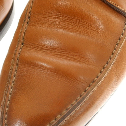 【中古】サントーニ Santoni Uチップ ドレスシューズ ライトブラウン【 7 】【 状態ランクC 】【 メンズ 】