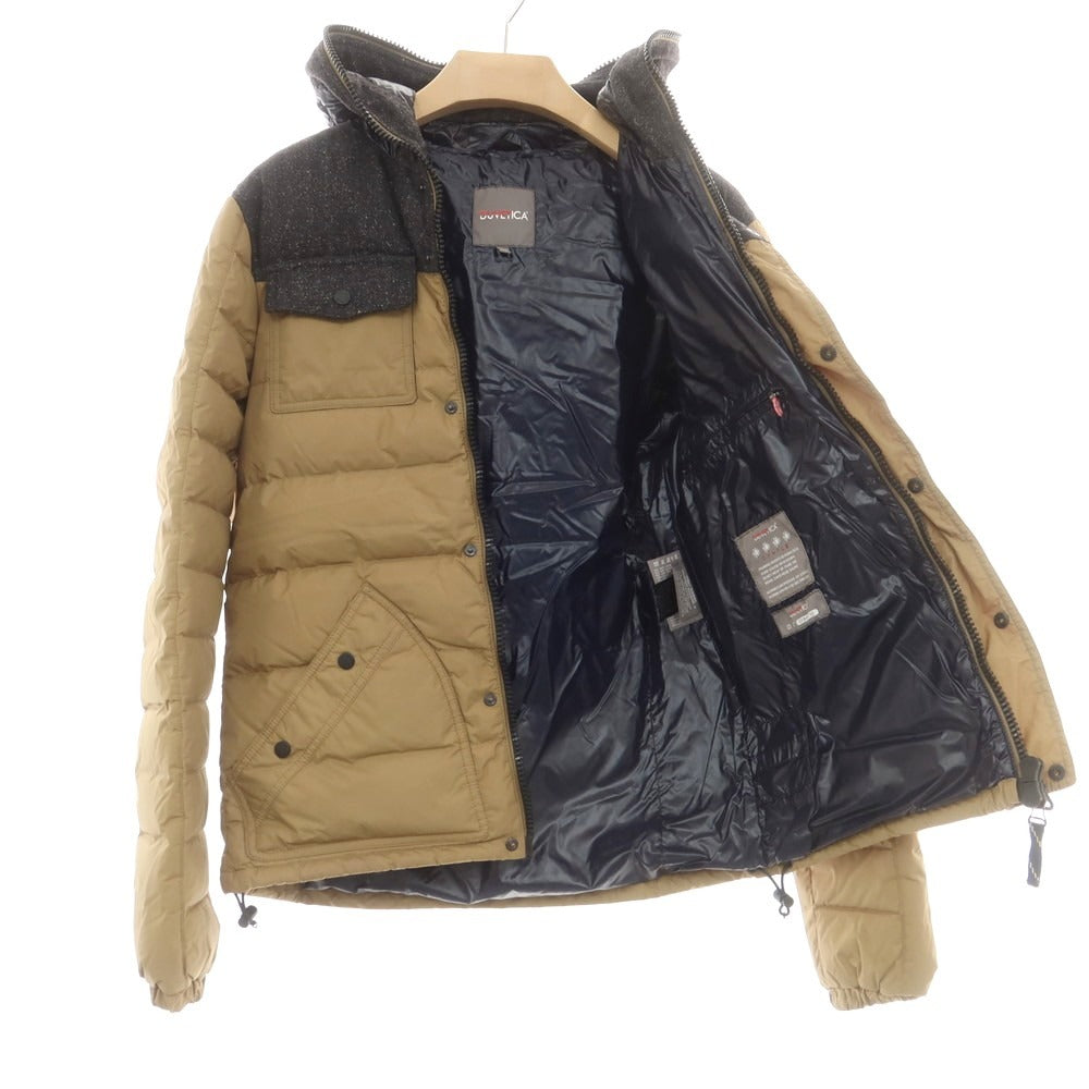 【中古】デュベティカ DUVETICA ナイロン ダウンジャケット ベージュxグレー【 46 】【 状態ランクC 】【 メンズ 】