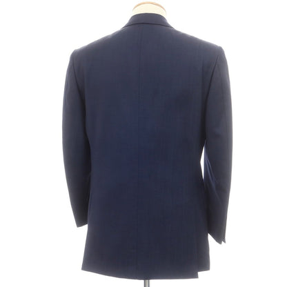 【中古】カスタンジア CASTANGIA ウール テーラードジャケット ネイビー【 44 】【 状態ランクC 】【 メンズ 】