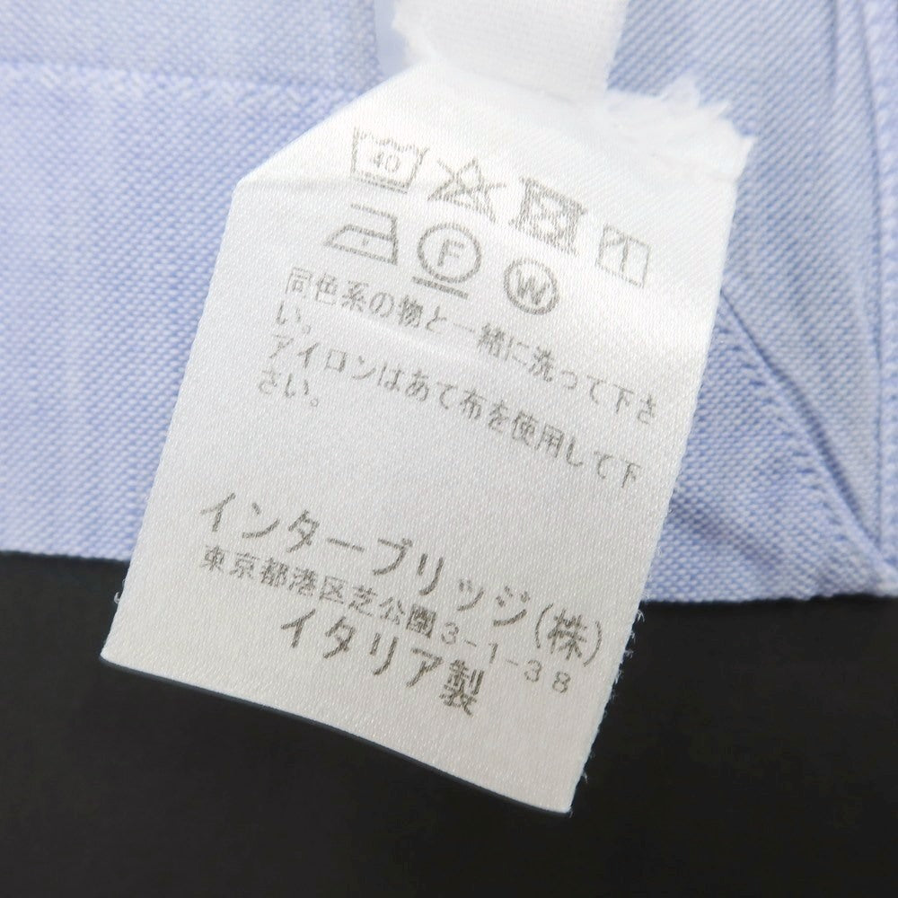 【中古】ボリエッロ BORRIELLO コットン セミワイドカラー カジュアルシャツ ブルー【 38 】【 状態ランクB 】【 メンズ 】