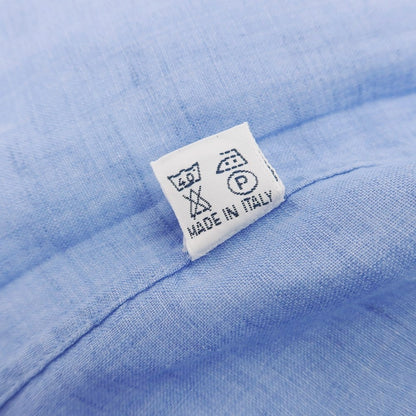 【中古】ダノリス DANOLIS BEAMS F別注 リネン ホリゾンタルカラー カジュアルシャツ ブルー【 S 】【 状態ランクB 】【 メンズ 】