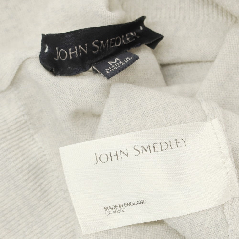 【中古】ジョンスメドレー JOHN SMEDLEY ハイゲージ ウール タートルネック プルオーバーニット オートミール【 M 】【 状態ランクA 】【 メンズ 】