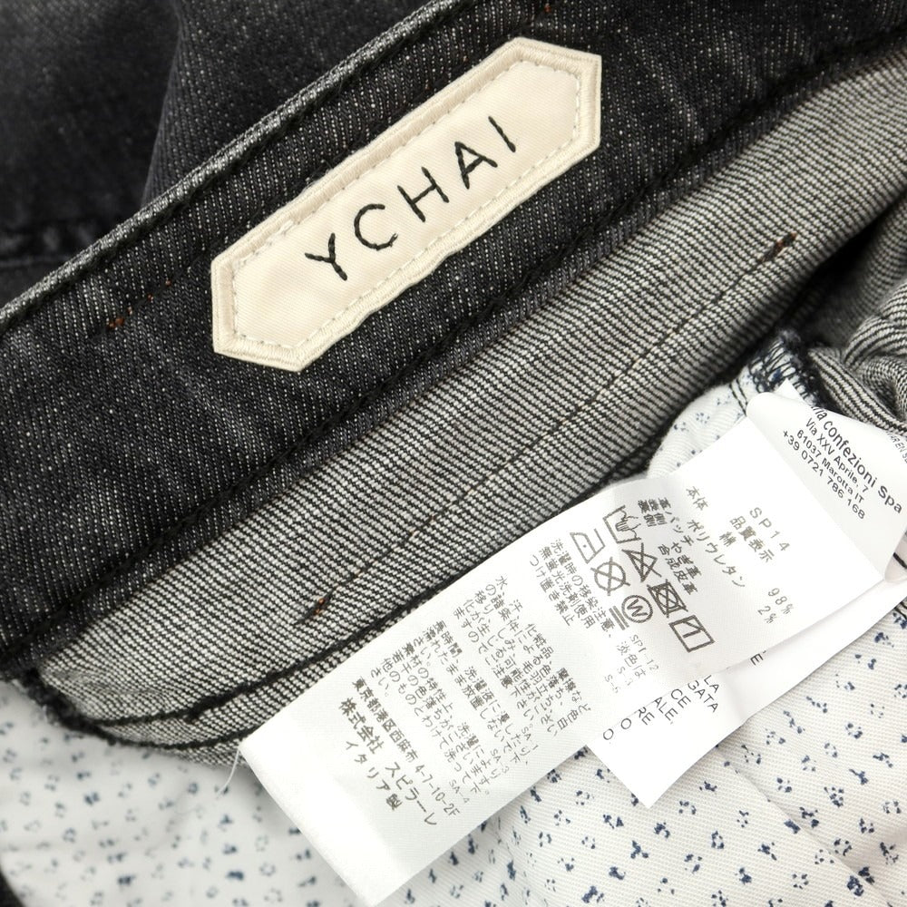 【中古】イカイ YCHAI ストレッチ コットン ジーンズ デニムパンツ ブラック【 31 】【 状態ランクB 】【 メンズ 】