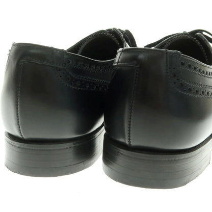 【中古】クロケットアンドジョーンズ CROCKETT&amp;JONES COVENTRY セミブローグ ドレスシューズ ブラック【 7 1/2E 】【 状態ランクA 】【 メンズ 】