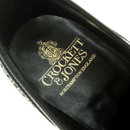 【中古】クロケットアンドジョーンズ CROCKETT&amp;JONES COVENTRY セミブローグ ドレスシューズ ブラック【 7 1/2E 】【 状態ランクA 】【 メンズ 】