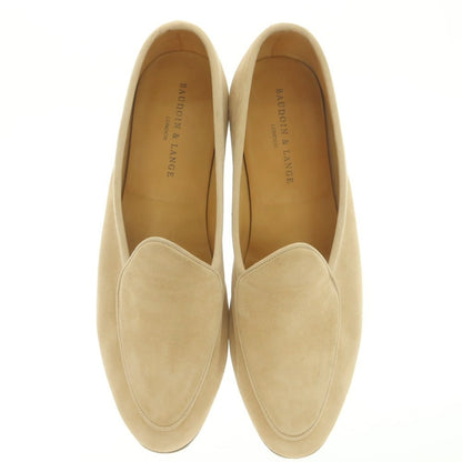 【中古】ボードインアンドランジ Baudoin &amp; Lange スエード ベルジャンシューズ ライトベージュ【 41 】【 状態ランクB 】【 メンズ 】