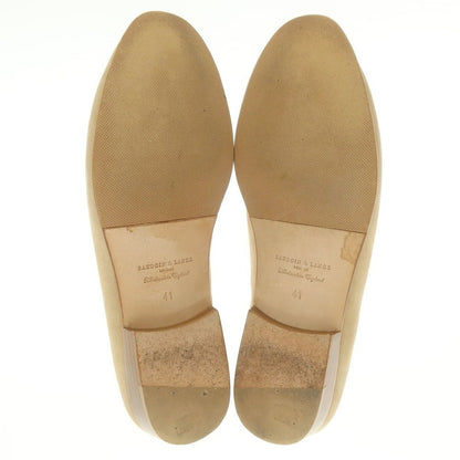 【中古】ボードインアンドランジ Baudoin &amp; Lange スエード ベルジャンシューズ ライトベージュ【 41 】【 状態ランクB 】【 メンズ 】