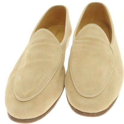 【中古】ボードインアンドランジ Baudoin &amp; Lange スエード ベルジャンシューズ ライトベージュ【 41 】【 状態ランクB 】【 メンズ 】