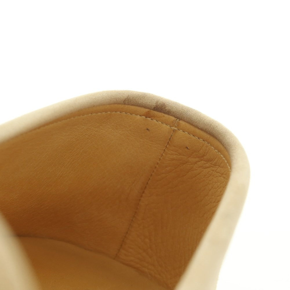 【中古】ボードインアンドランジ Baudoin &amp; Lange スエード ベルジャンシューズ ライトベージュ【 41 】【 状態ランクB 】【 メンズ 】