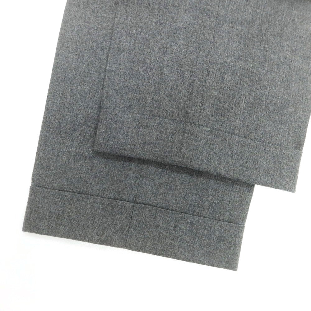 【中古】【未使用】ジェルマーノ GERMANO BEAMS F別注 ストレッチ ウール ドレススラックスパンツ グレー【 42 】【 状態ランクS 】【 メンズ 】