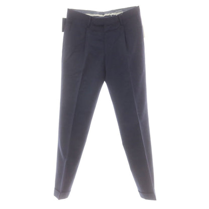 【中古】【未使用】ジェルマーノ GERMANO BEAMS F別注 ストレッチ ウール ドレススラックスパンツ ネイビー【 42 】【 状態ランクS 】【 メンズ 】
