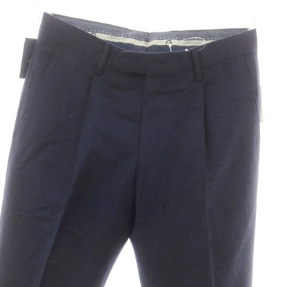 【中古】【未使用】ジェルマーノ GERMANO BEAMS F別注 ストレッチ ウール ドレススラックスパンツ ネイビー【サイズ42】【 状態ランクS 】【 メンズ 】 [DPD]