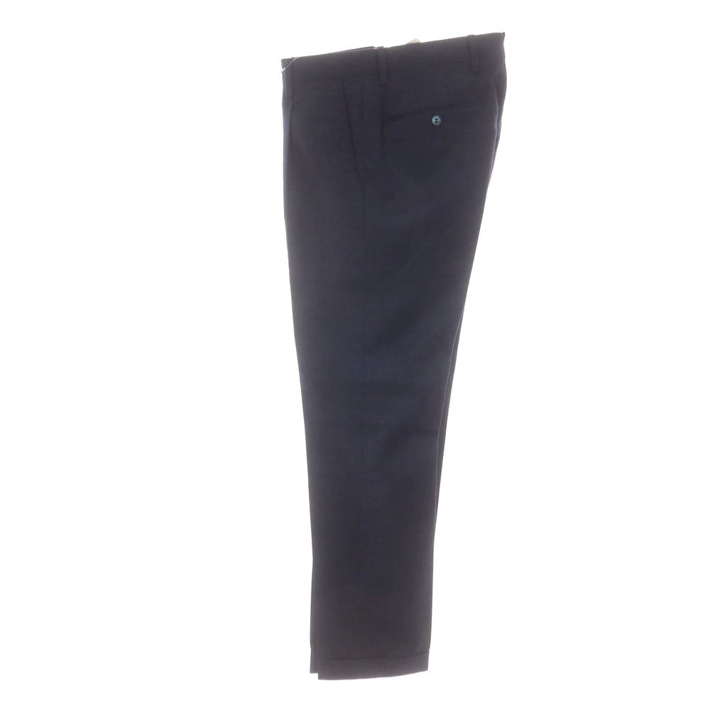 【中古】【未使用】ジェルマーノ GERMANO BEAMS F別注 ストレッチ ウール ドレススラックスパンツ ネイビー【サイズ42】【 状態ランクS 】【 メンズ 】 [DPD]